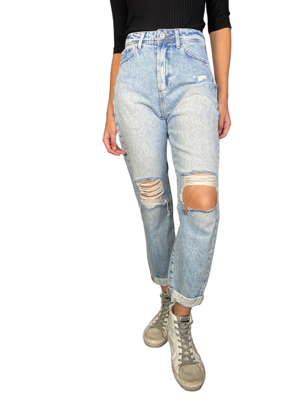 Jeans Denim Rasgado