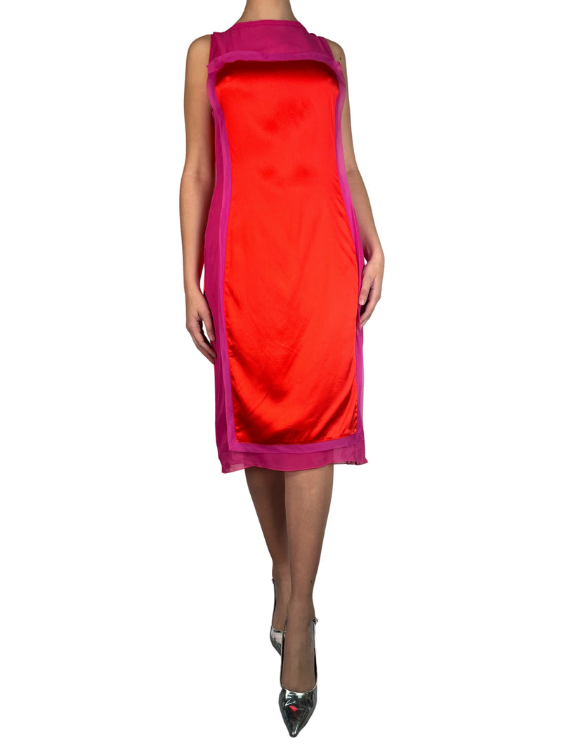 Vestido Seda Vintage