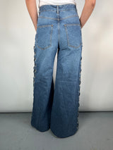 Jeans Trenzado Lateral