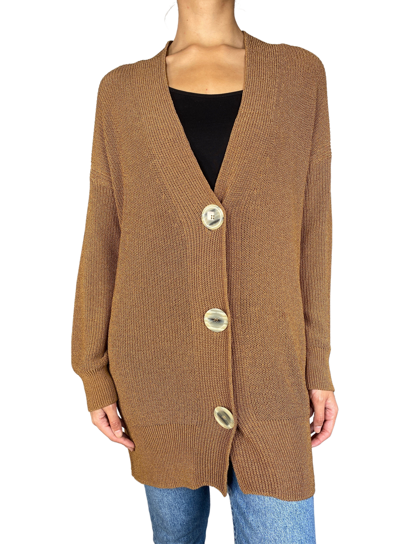 Sweater Café Botones