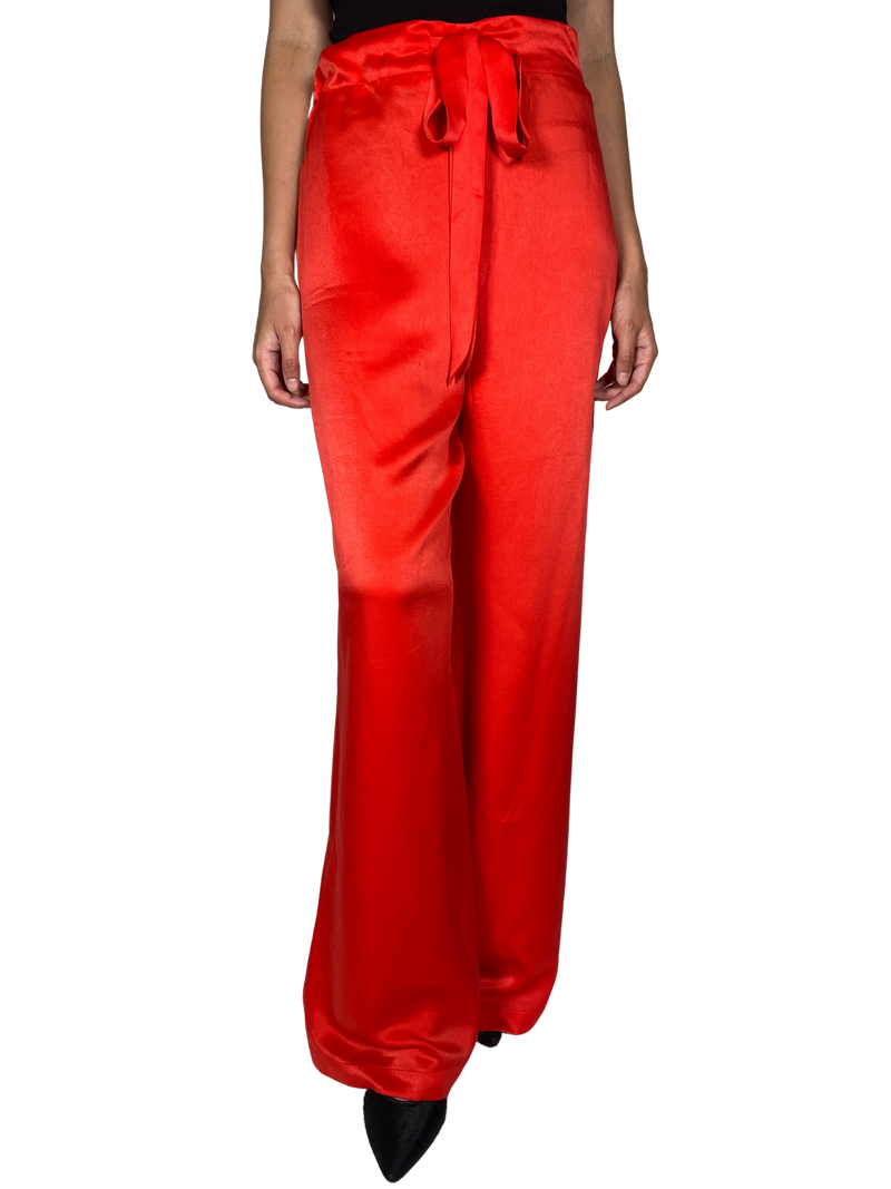 Pantalón Rojo Palazzo