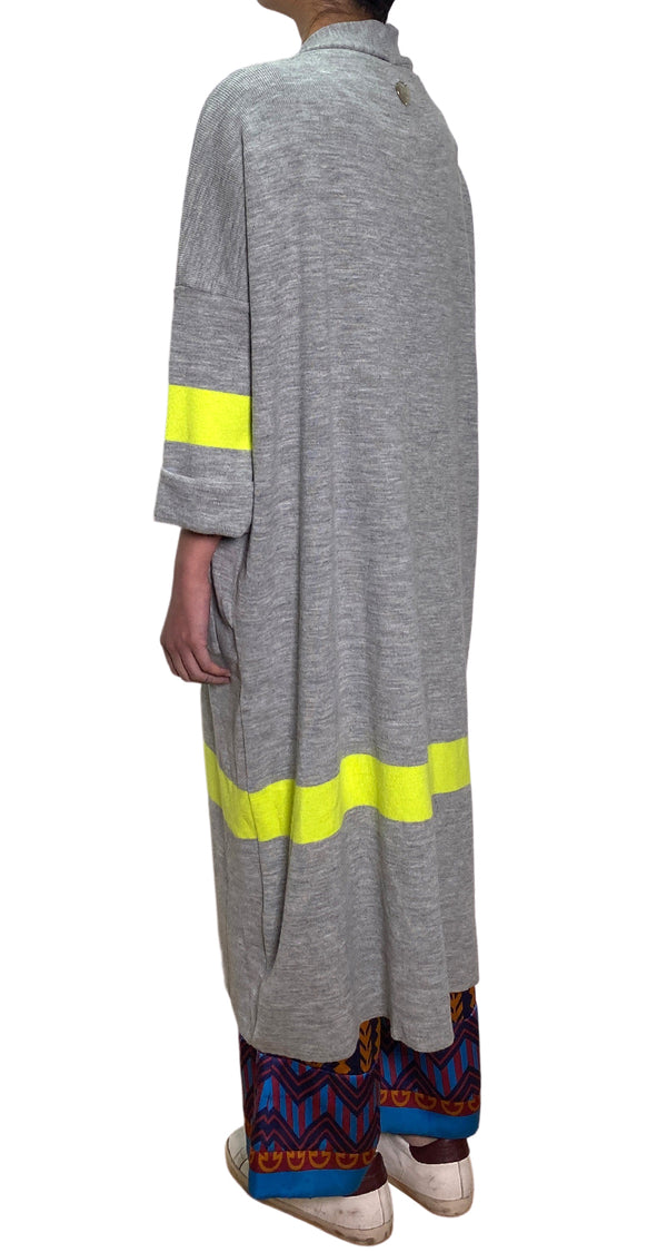 Sweater Gris Franja