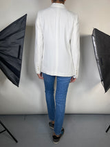 Blazer Blanco con Aplicaciones