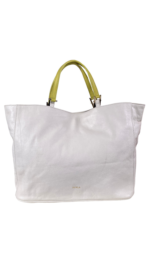 Cartera Cuero Blanco