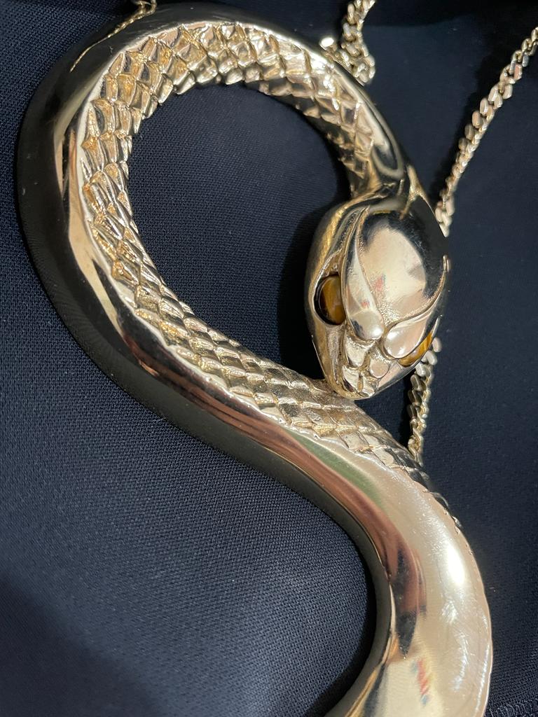 Vestido Sirena Accesorio Serpiente