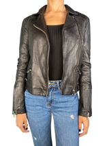 Chaqueta Biker Cuero