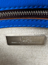 Cartera Cuero Azul