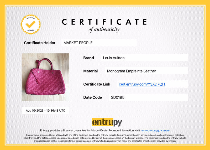 Cartera Monogram Empreinte Montaigne MM