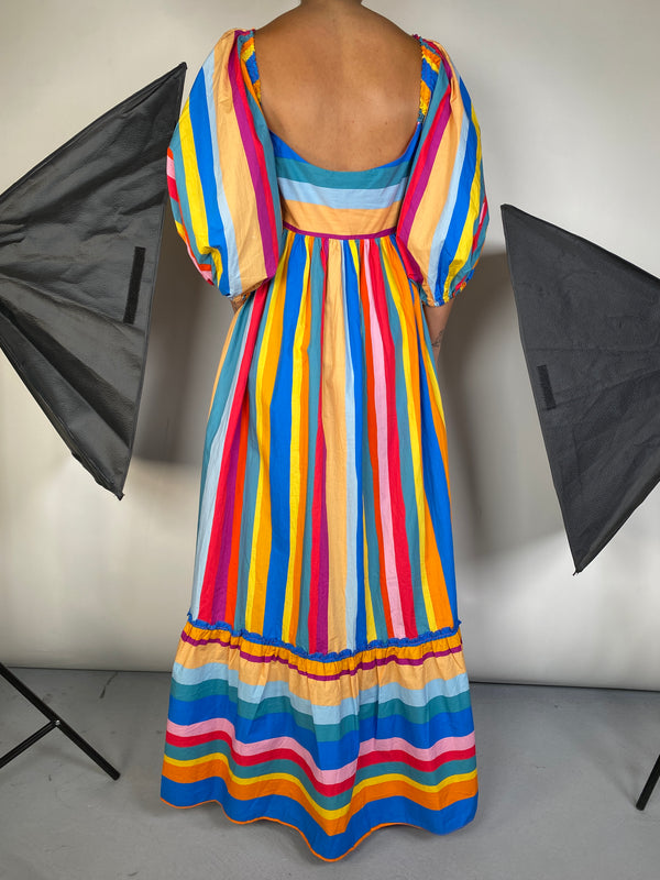 Vestido Rayas Multicolor