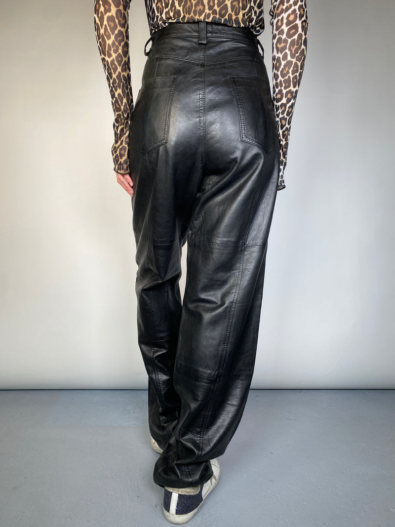Pantalón De Cuero