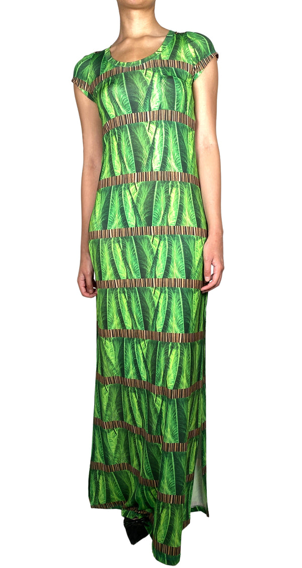 Vestido Verde Cut Out