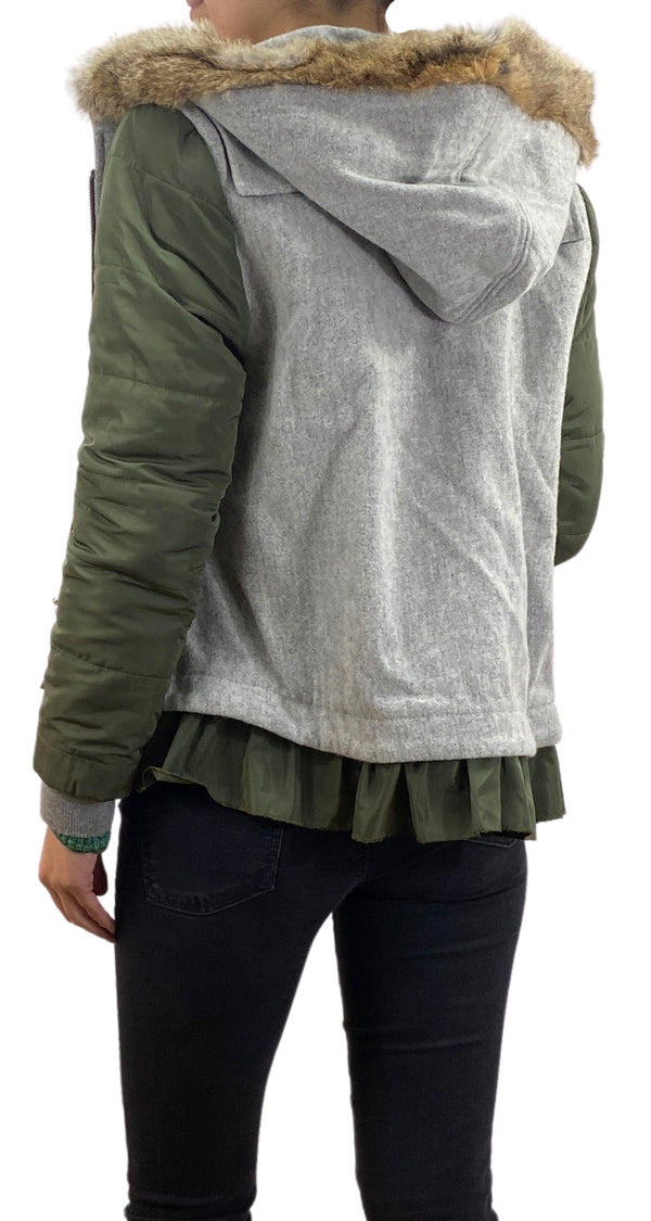 Chaqueta Lana Gris