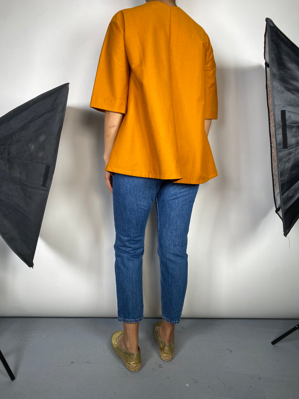 Blusa Oversize Mostaza