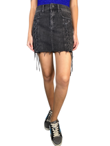 Falda Negra Denim