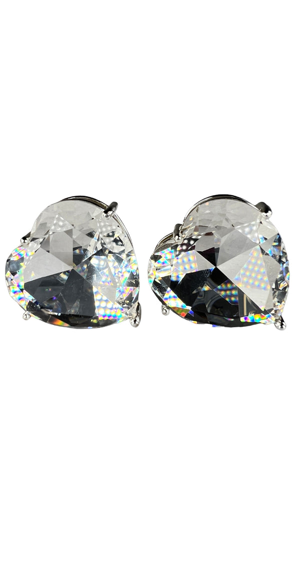 Aros Corazón De Broche