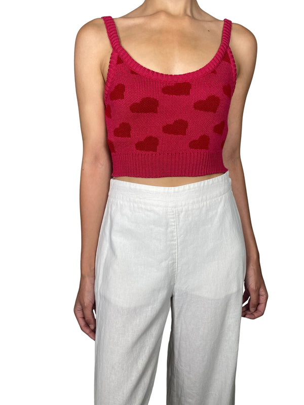 Crop Top Corazones