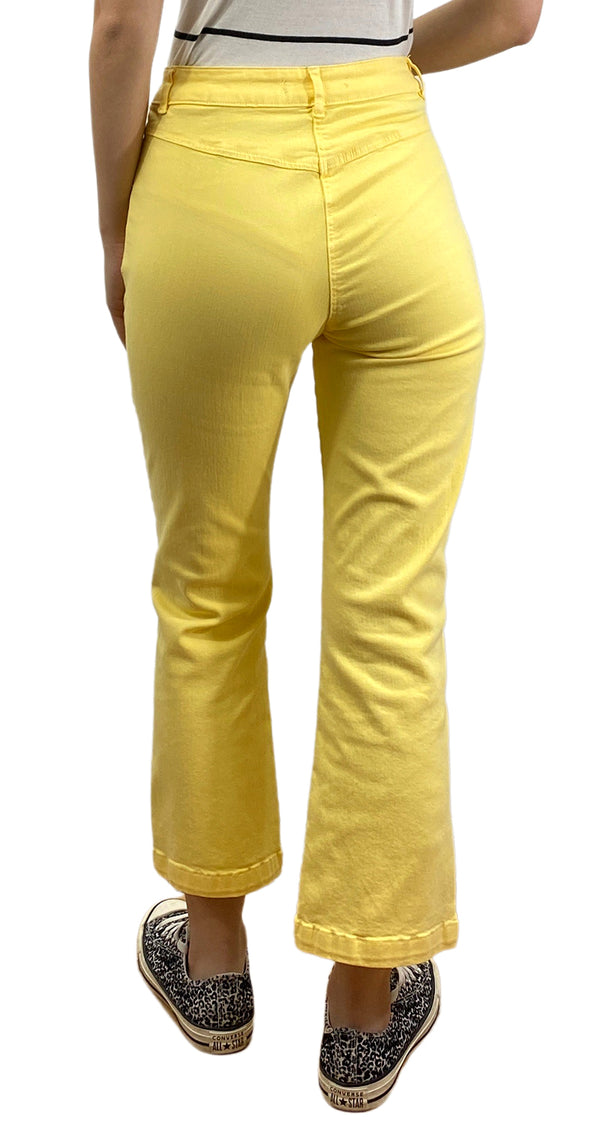 Pantalón Denim Amarillo