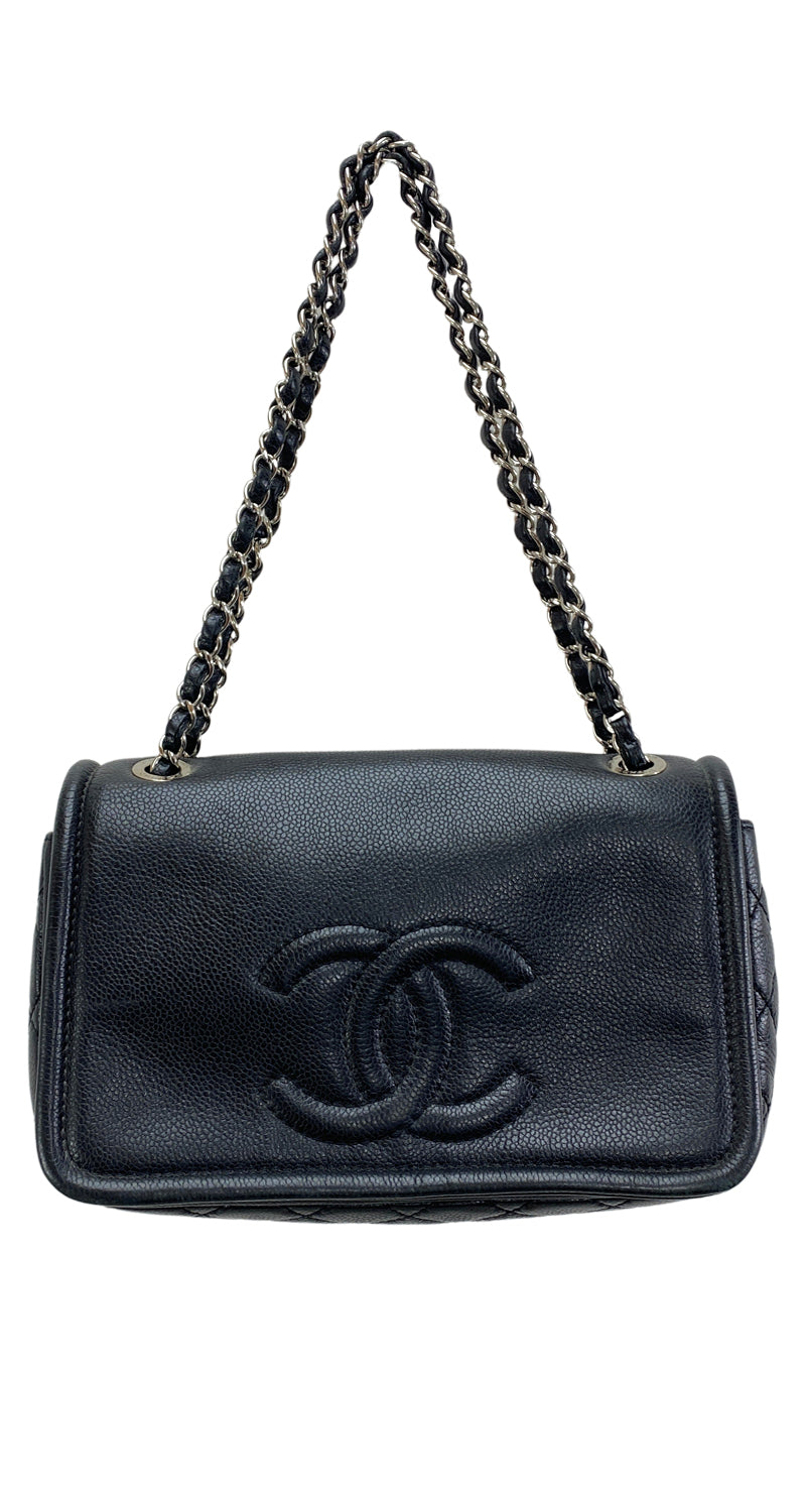 Cartera Cuero Negro