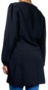 Vestido Camisero Negro
