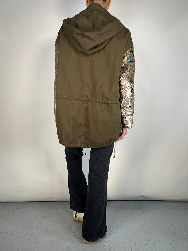 Chaqueta Mangas Lentejuelas