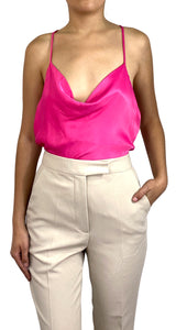 Blusa Fucsia Sin Mangas