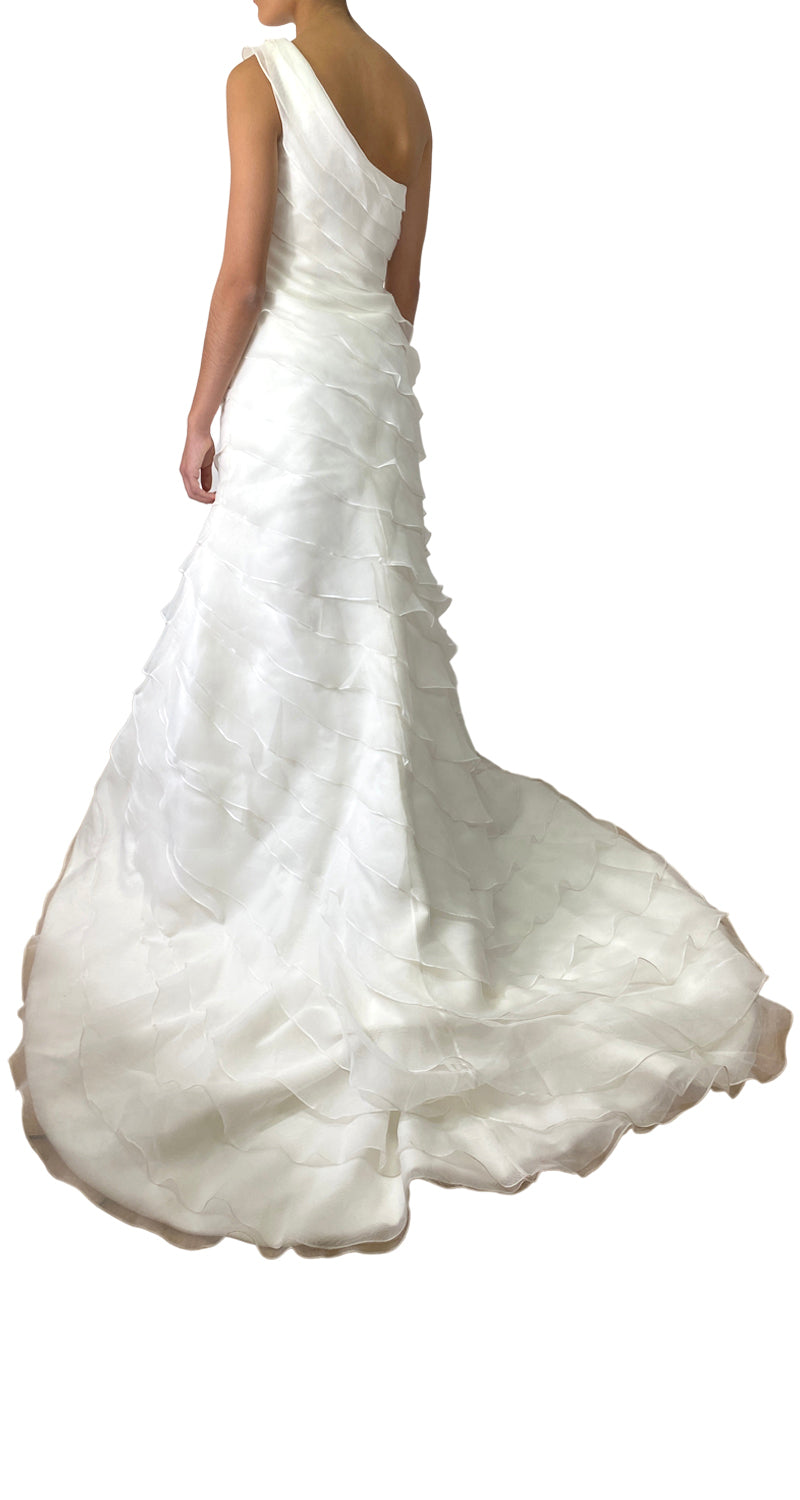 Vestido de Novia Asimétrico