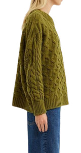 Sweater Verde Tejido