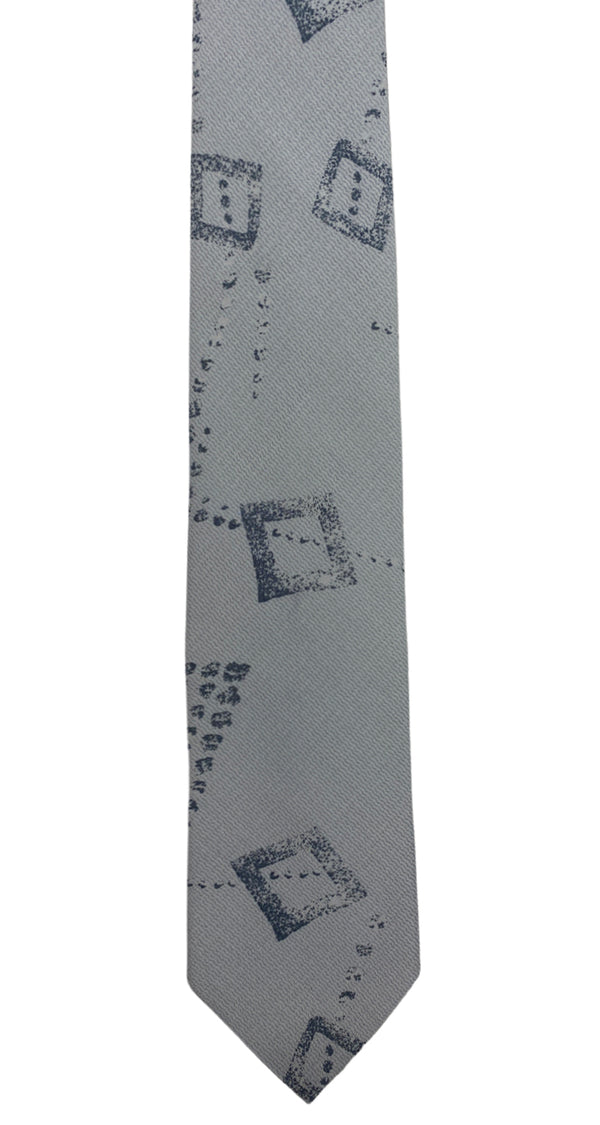 Corbata Seda Gris