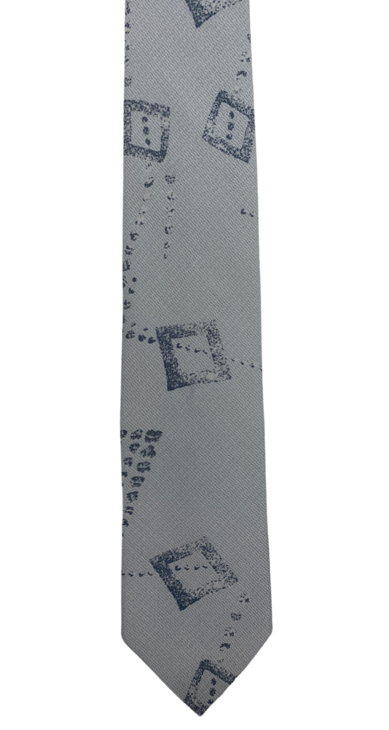 Corbata Seda Gris