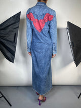 Vestido Camisero Azul