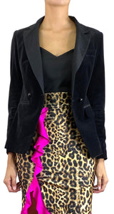 Blazer Velvet Negro