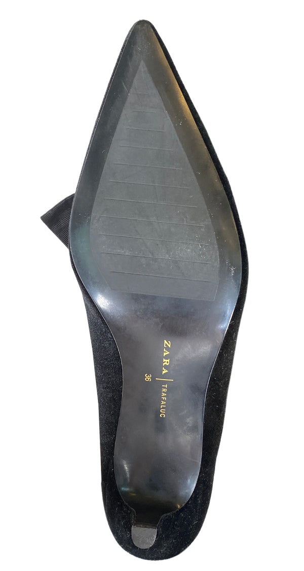 Mules Negros Lazos