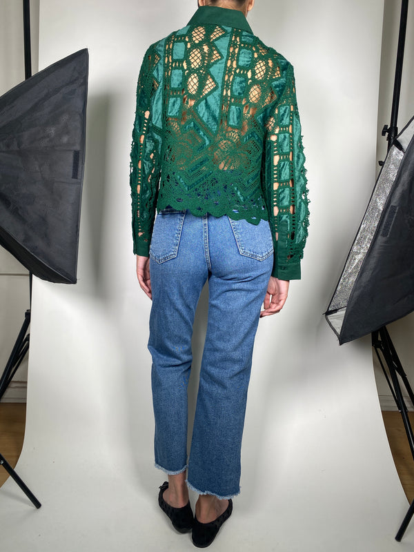 Blusa Tejida  Verde