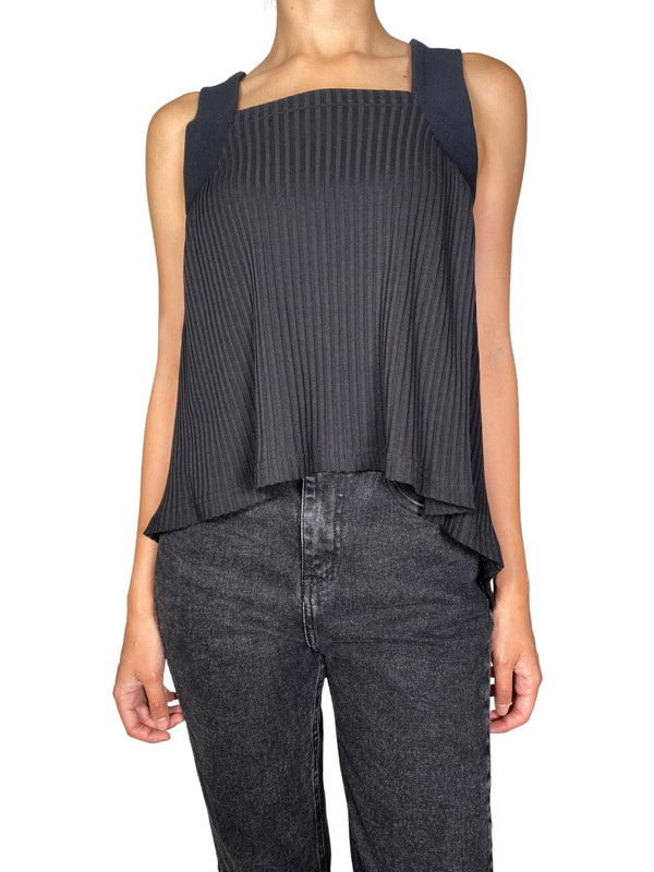 Blusa Rib Negra