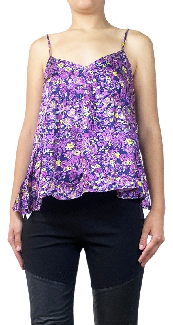 Blusa Flores Moradas