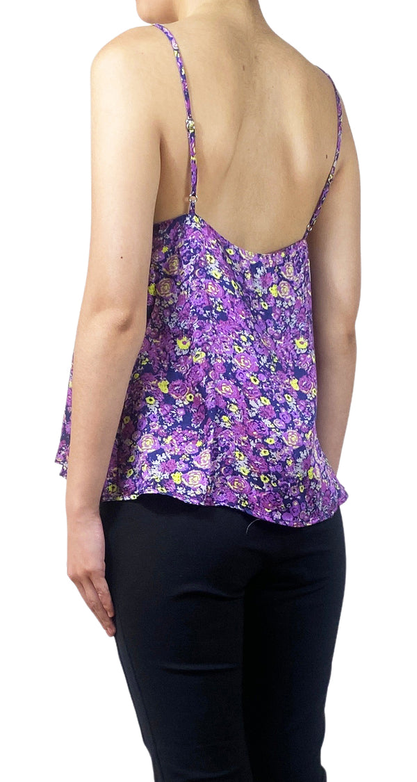 Blusa Flores Moradas
