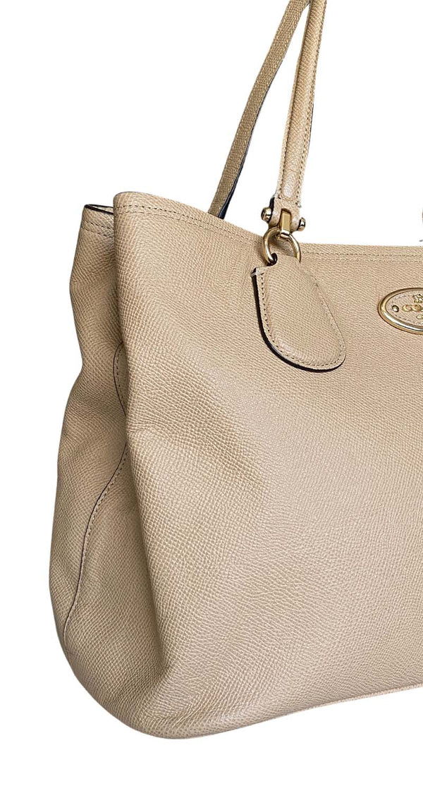 Cartera De Mano Beige