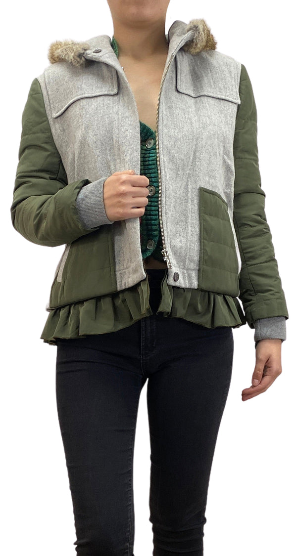 Chaqueta Lana Gris