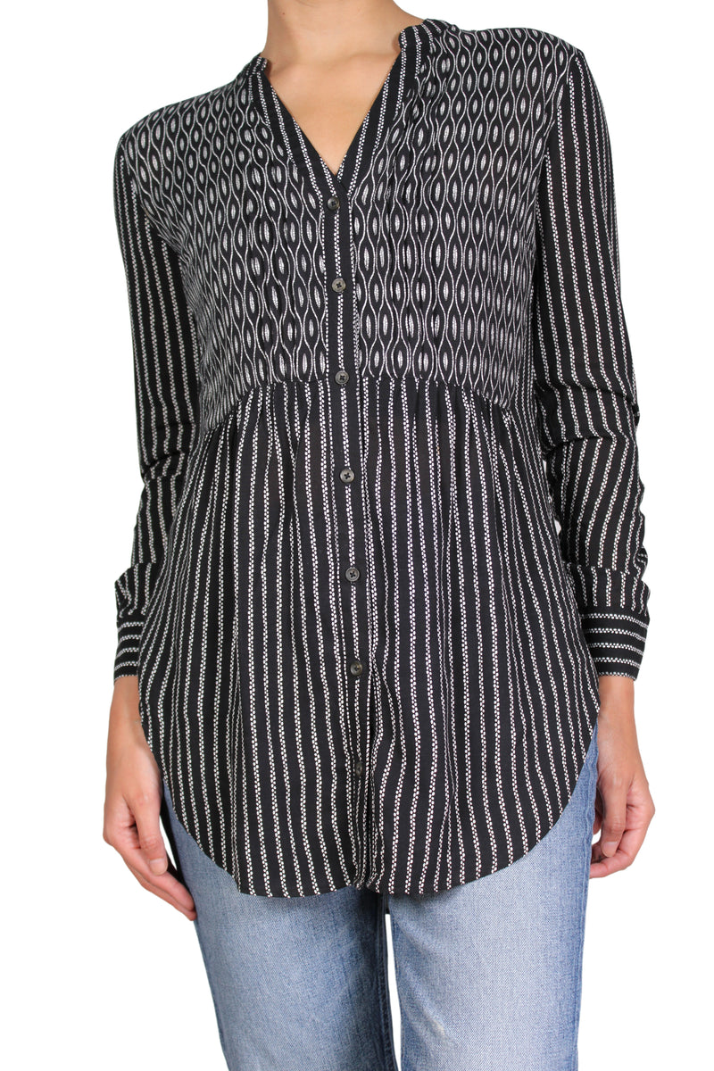 Blusa Blanco y Negro