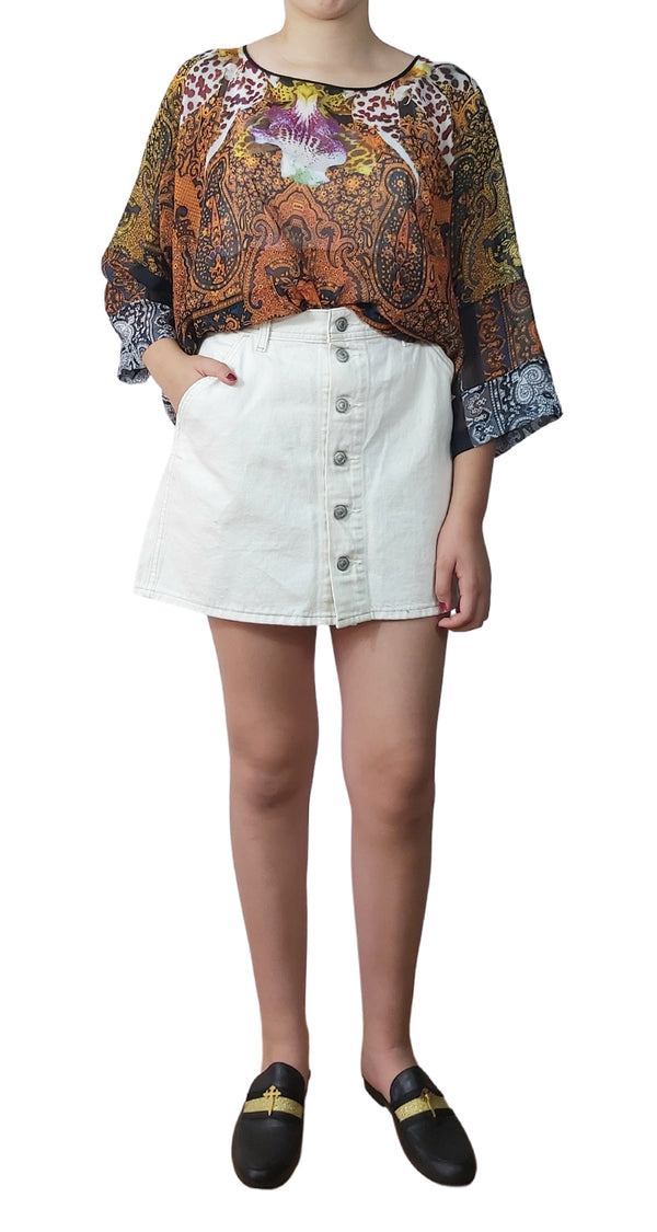 Blusa Traslúcida Paisley