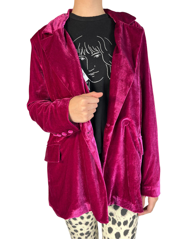 Blazer Velvet Bordo