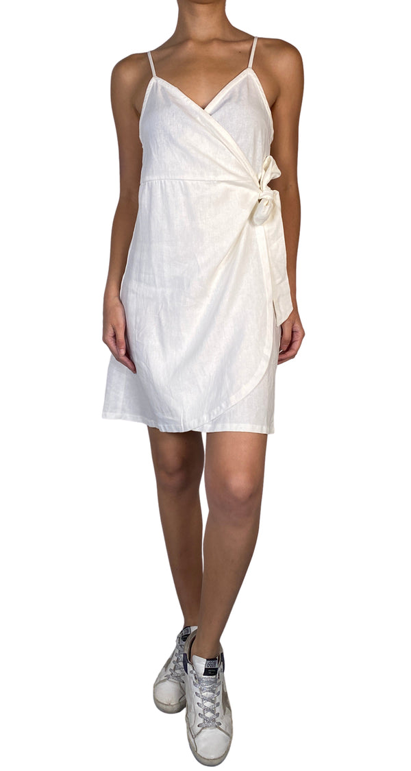 Vestido Wrap Lino
