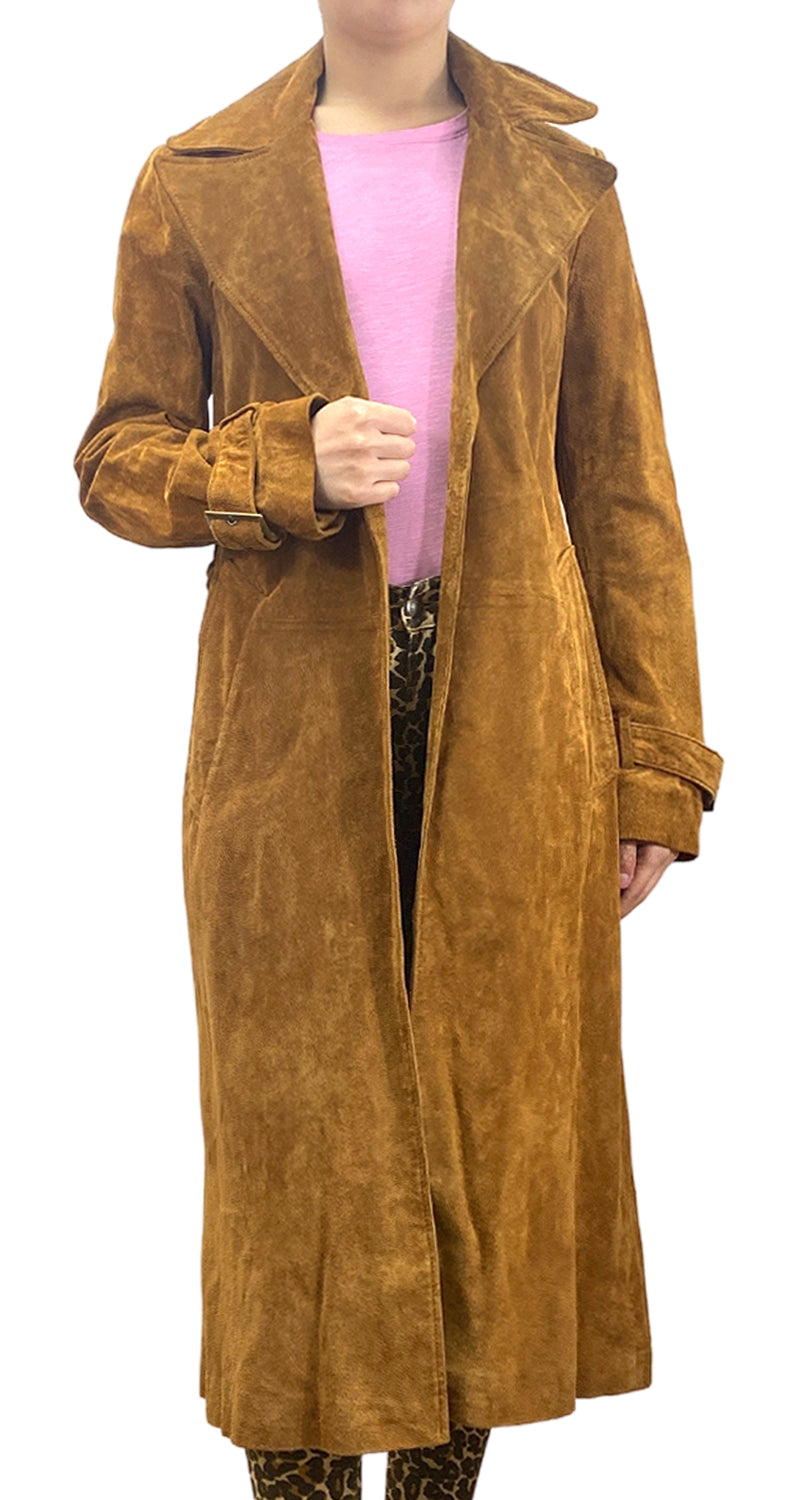 Abrigo Cuero Camel