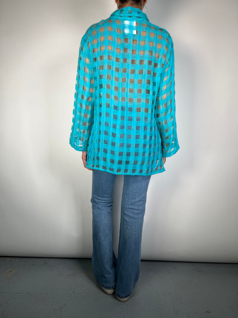 Blusa Lino Traslúcida