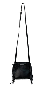 Mini Bolso de Piel y Flecos