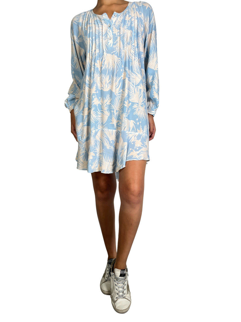 Vestido Mini Celeste Pastel
