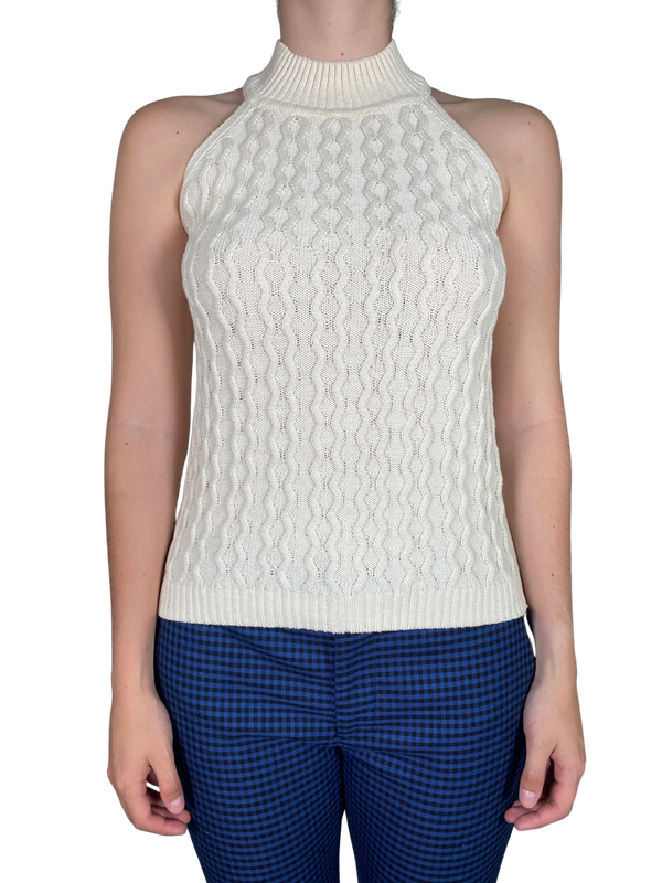 Sweater Blanco Tejido