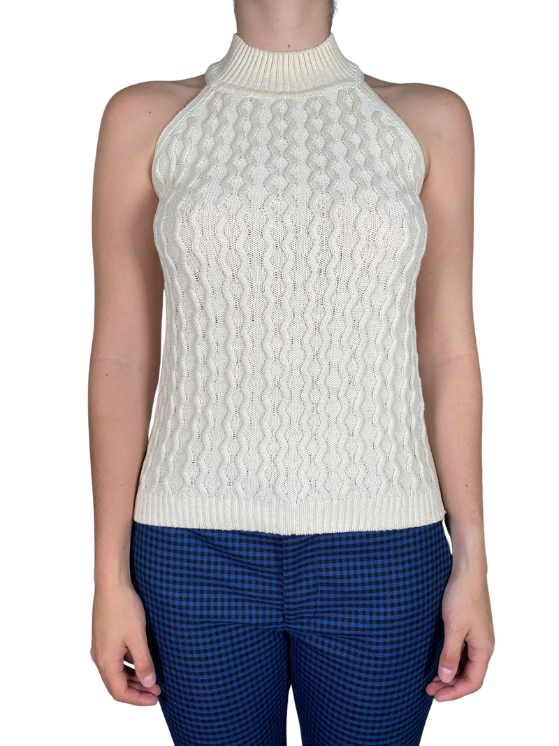 Sweater Blanco Tejido