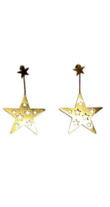 Aros Estrellas Doradas