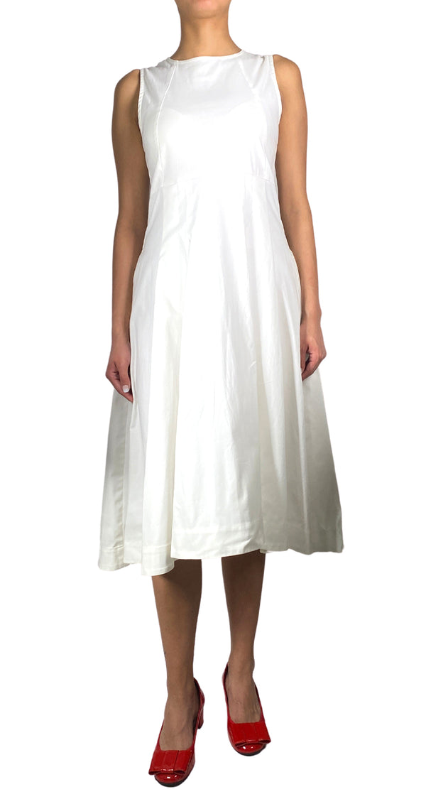 Vestido Blanco Midi